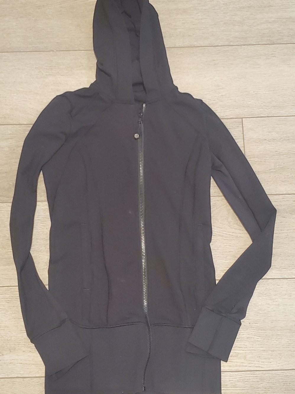 Women’s Lululemon Black Hooded Zip Jacket